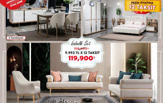 İSABELLE DÜĞÜN PAKETİ (PEŞİN.FİYATINA 12TAKSİT)